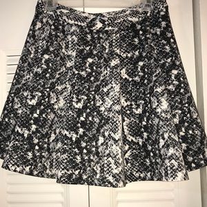 Abercrombie Skater Girl Snake print skirt